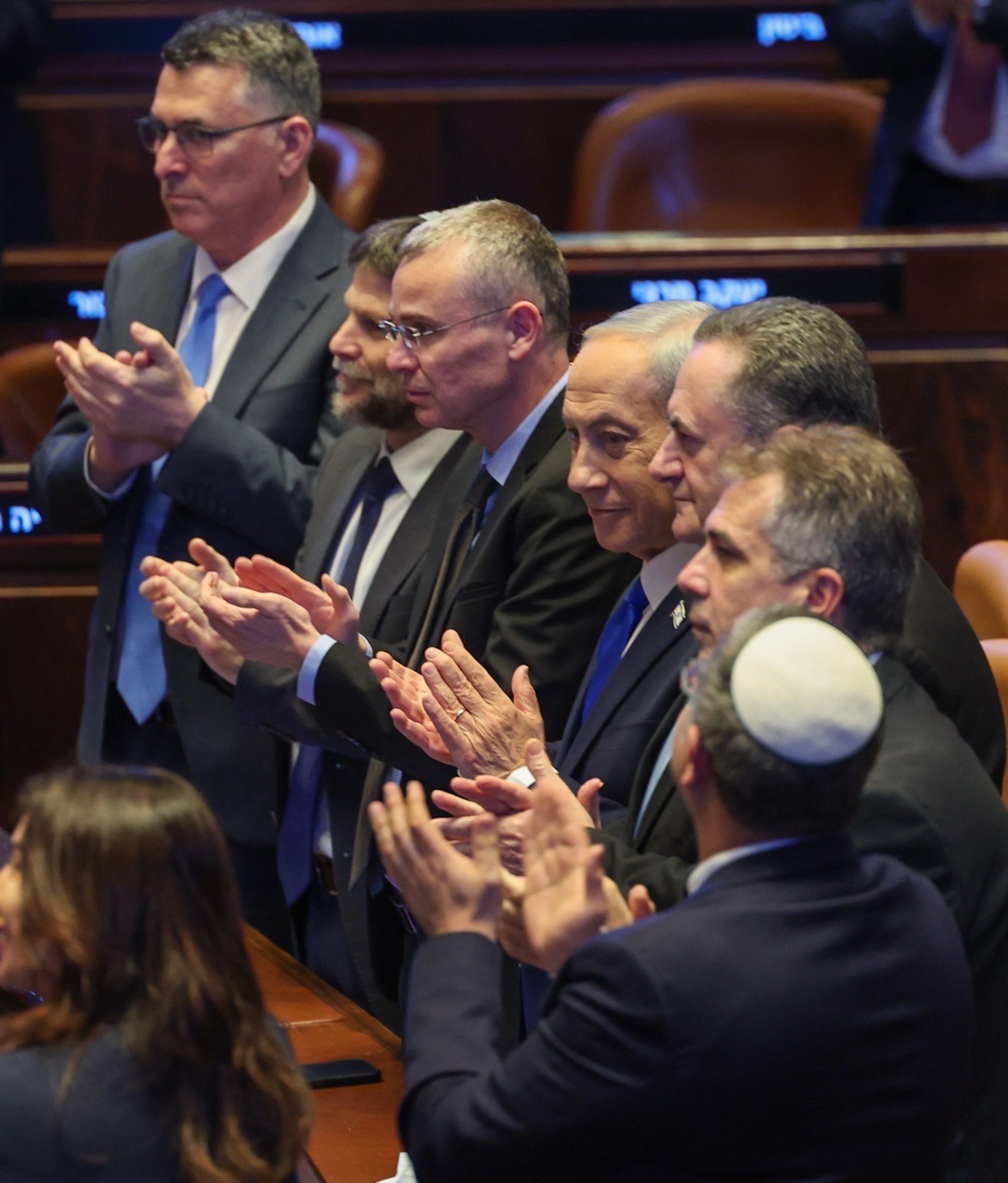 Prime Minister Benjamin Netanyahu addresses the Knesset